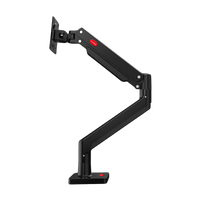 Soporte para monitor MS05, brazo para monitor con resorte de gas para montaje en escritorio