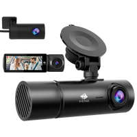 Z-EDGE T3P 3-Kanal Touchscreen IR-Nachtsicht & Superkondensator 4K Dashcam (64GB Karte enthalten)