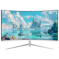 Z-EDGE 27" Curved Gaming Monitor FHD LED Monitor 100Hz 5ms Frameless Design Eye-Care HDMI VGA Port