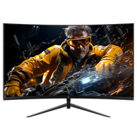 Z-EDGE Monitor Curvo Gaming de 24 Polegadas 180Hz 1ms MPRT, 16:9 Full HD LED Monitor, Painel VA, Brilho de 300cd/m², FreeSync, Porta HDMI DP - Preto