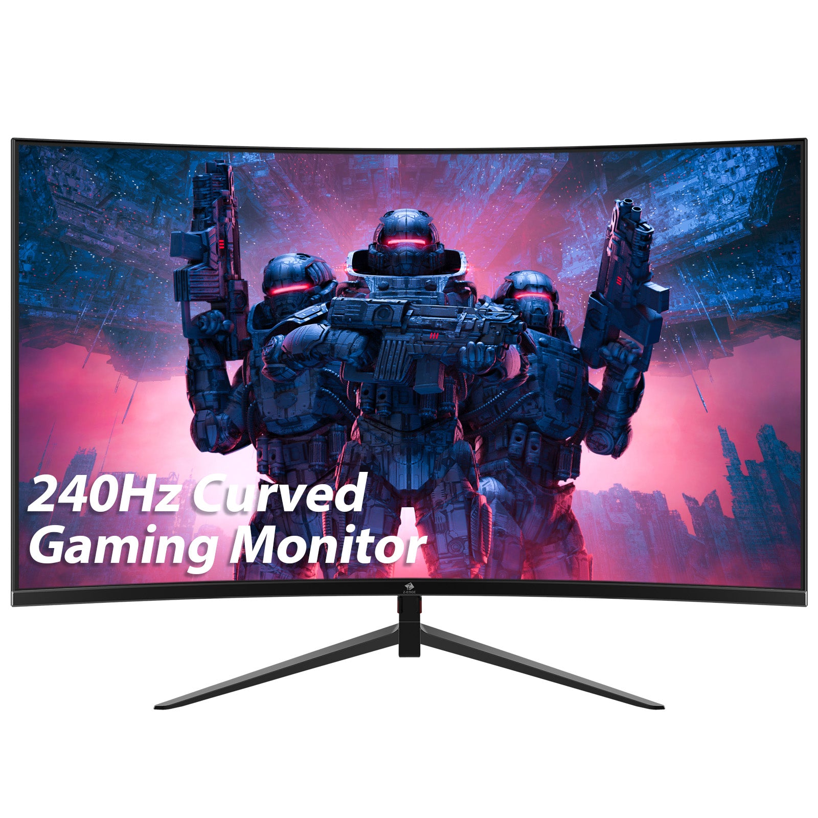 Z-Edge UG27P 27 Curved Gaming Monitor 240Hz 1ms 1920x1080 16:9 Frameless,  Support AMD Freesync Premium, With DisplayPort & HDMI Port