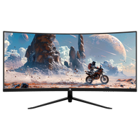 Z-EDGE 30" Ultrawide Curved Gaming Monitor 200Hz 1ms WFHD 21:9, Frameless LED Monitor, HDMI & DP, Universal Mount Compatible