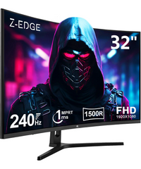 Monitor curvo para juegos Z-EDGE UG32P de 32" y 240 Hz