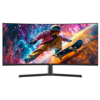 Monitor de juegos curvo ultraancho QHD de 34" 165 Hz Z-EDGE UG34