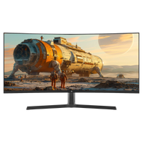 Z-Edge 34インチ ウルトラワイド 2K 曲面 Gaming モニター 165Hzリフレッシュレート、21:9アスペクト比、1ms MPRT、3440x1440解像度、1500R曲率、VAパネル、178度視野角、AMD Freesync