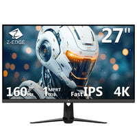 Z-EDGE G274K 27" 160Hz 4K IPS Gaming Monitor, UHD(3840x2160) 160Hz 1ms lPS Gaming Monitor, 1.07 Bilion color, 450cd/m?, Freesync, HDMl x2, DisplayPort x2