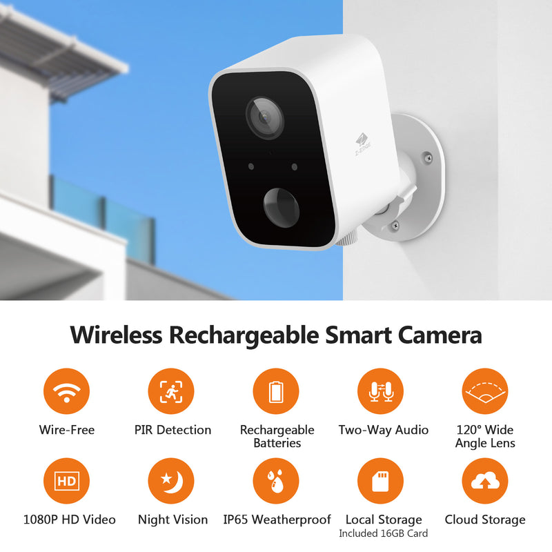 SW02 Wireless Smart Camera with Solar Panel