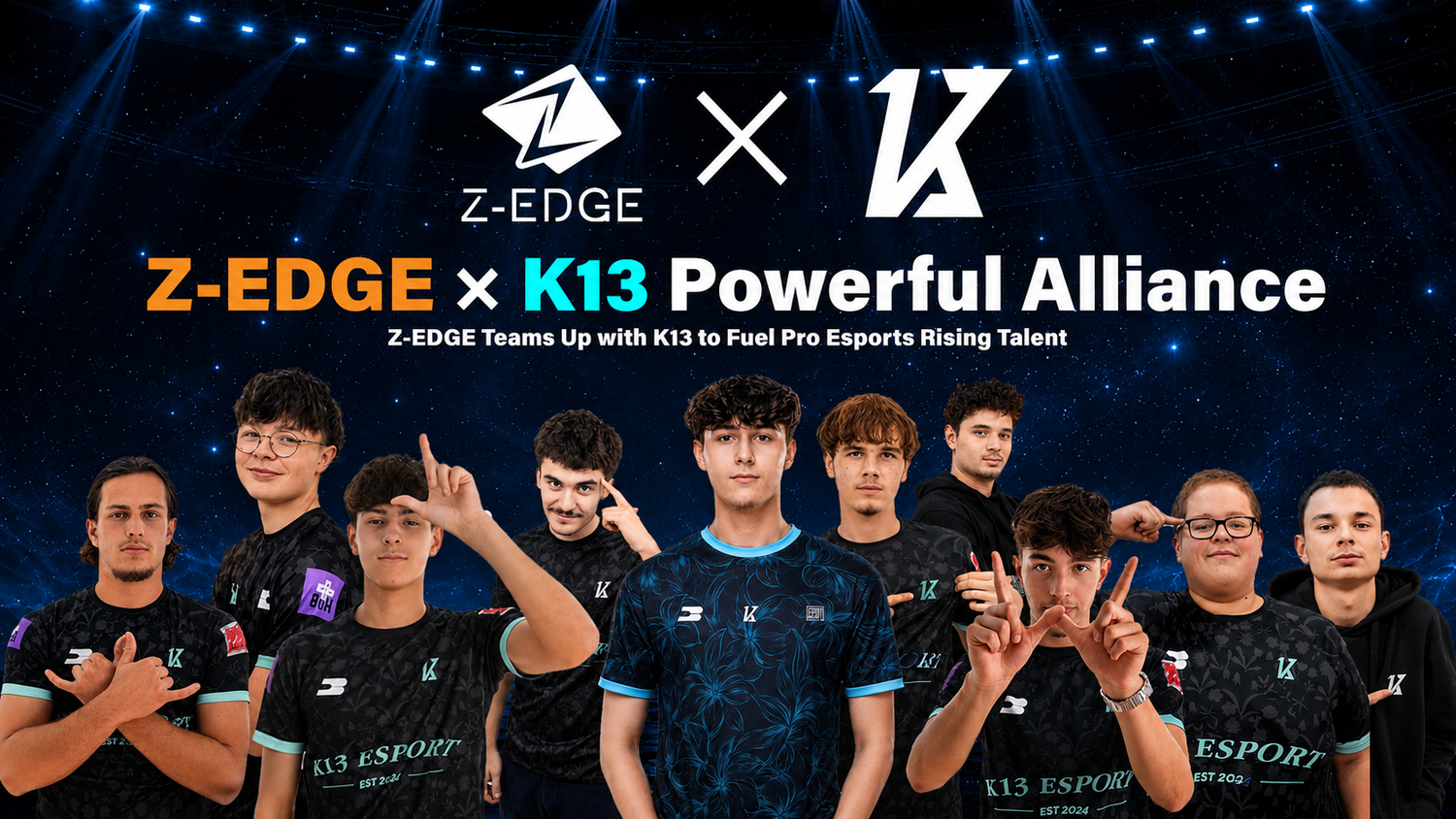 Let’s Play! Z-Edge Celebrates an Epic New Partnership with K13 Esport to Change the Game!
