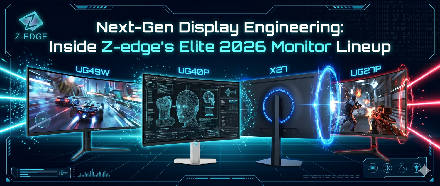 Next-Gen Display Engineering: Inside Z-edge’s Elite 2026 Monitor Lineup