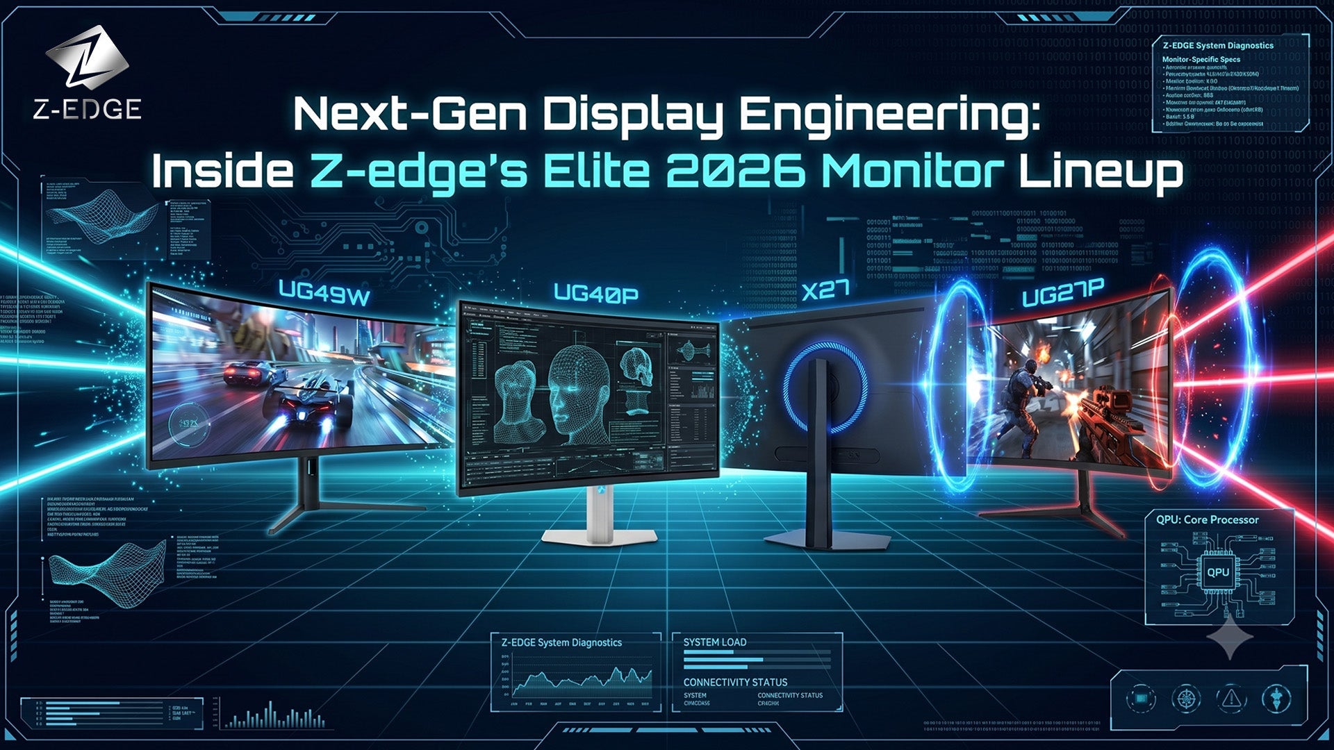 Next-Gen Display Engineering: Inside Z-EDGE's Elite 2026 Monitor Lineu