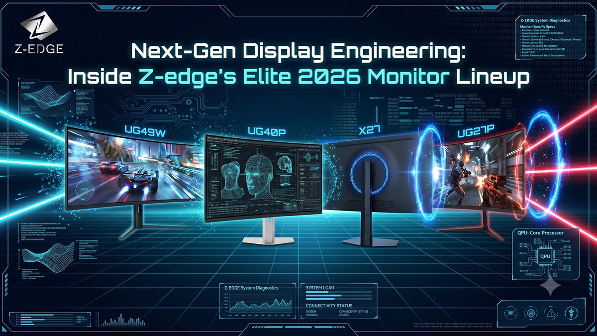 Generation Monitor Panel Next-Gen Display Engineering: Inside Z-EDGE's Elite 2026 Monitor Lineu