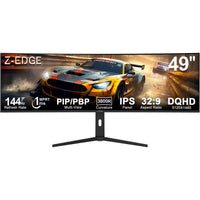Z-EDGE 49" 144Hz 32:9 DQHD IPS Curved Gaming Monitor