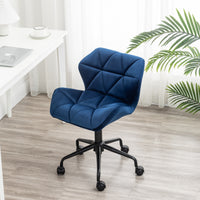 MERAVOM Eldon Diamond Tufted Adjustable Swivel Office Chair for Living Room, Bedroom
