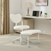 Z-EDGE Meditation Chair, Cross Legged Home Office Desk Chair Ergonomic Adjustable Height Backrest, 360° Swivel Footstool, Yoga Stool