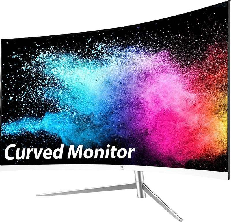 U24C 24 Zoll R2800 Curved Monitor FHD 75Hz 5ms Rahmenloses Design