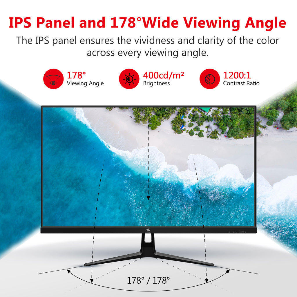 Z-EDGE UG27PJ 27-inch Gaming Monitor 240Hz 1ms IPS 1920x1080 Frameless LED Gaming Monitor, AMD Freesync Premium DisplayPort HDMI, Built-in Speakers Z-EDGE UG27PJ 27-inch Gaming Monitor 240Hz 1ms IPS 1920x1080 Frameless LED Gaming Monitor, AMD Freesync Premium DisplayPort HDMI, Built-in Speakers
