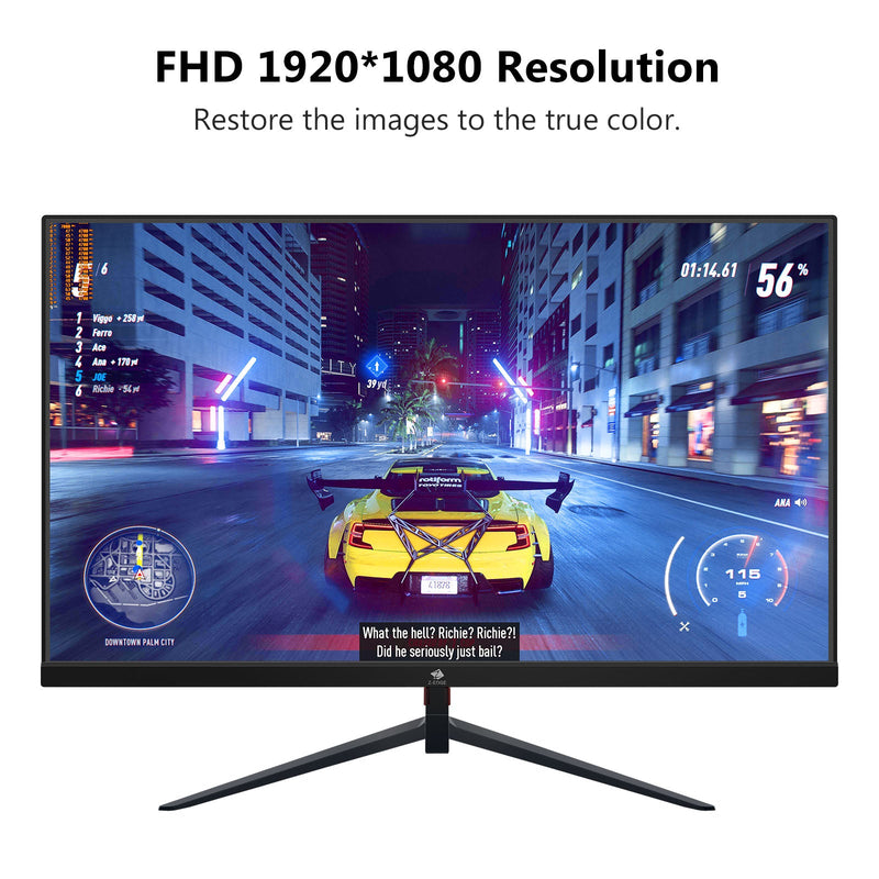 Refurbished: Z-EDGE 25 Inch 240Hz Gaming Monitor 1ms Full HD LED Monitor, AMD Freesync Premium, DisplayPort HDMI Port, Built-in Speakers