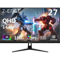 Monitor para juegos Z-EDGE UG27QF 27" QHD 144Hz negro IPS