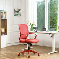 Z-EDGE Office Computer Chair, Ergonomic Back Mesh Office Desk Chair with Lumbar Support, Height Adjustment, Smooth Rolling Casters for Home Office