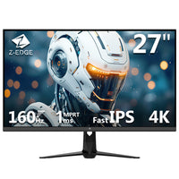 Z-EDGE 27" 4K UHD 3840 x 2160 160Hz 1ms lPs Gaming Monitor, 1.07 Bilion color, 450cd/m?, Freesync, HDMl x 2, DisplayPort x 2