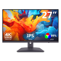 Z-EDGE 27-inch Gaming Monitor Ultra HD 4K, 60Hz Refresh Rate, 3840x2160 IPS LED Monitor, 300 cd/m², HDMIx2+DPx1, U27P4K