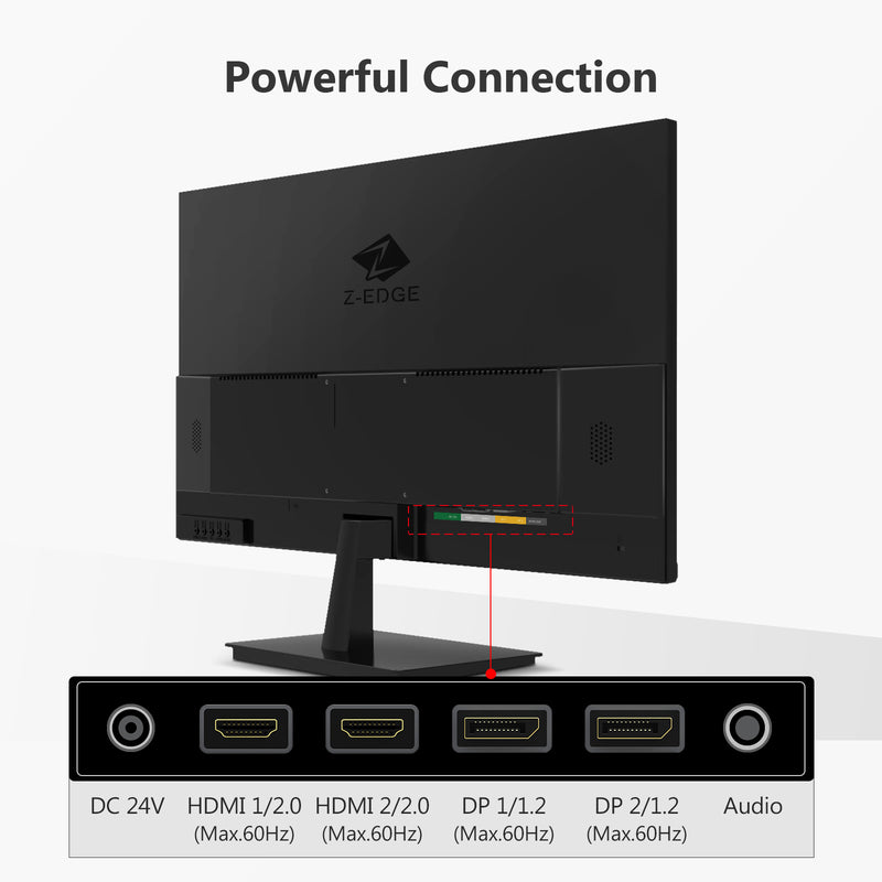 U28I4K 28" 4K IPS Monitor UHD 3840x2160 60Hz 4ms HDMI DP Port Eye-Care FreeSync