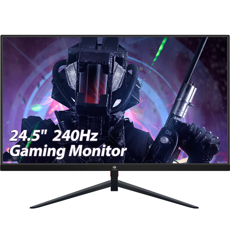 Z-EDGE UG25I 24.5 インチ 240Hz ゲーミング モニター 1ms フル HD LED モニター、AMD Freesync プレミアム、DisplayPort HDMI ポート、内蔵スピーカー