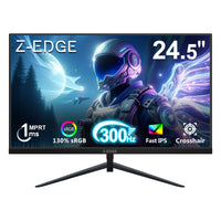 Z-EDGE 300Hz IPS Gaming Monitor, FHD 1920x1080, Flat Panel Gaming Monitor, FreeSync
