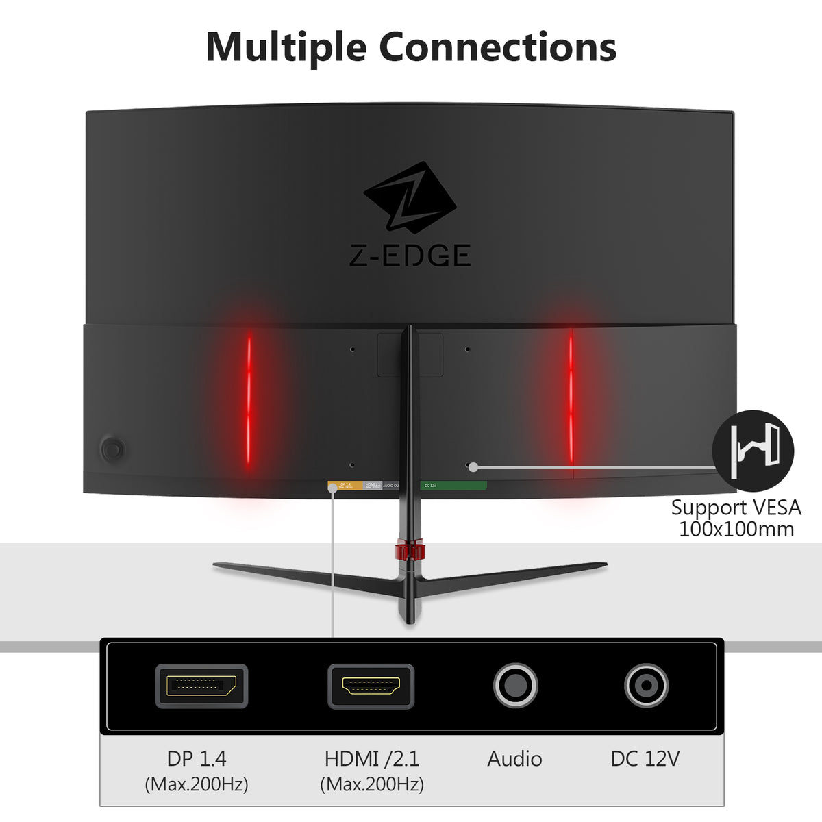 Z-EDGE UG27 Curved Gaming Monitor 27