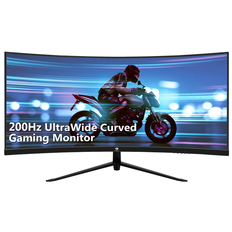 Refurbished: Z-EDGE 32 Curved Gaming Monitor 180Hz 1ms 1500R Curved Monitor  FHD