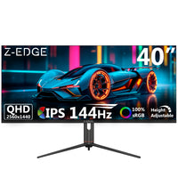 Z-EDGE UG40S 40" 144Hz 2K UltrawideIPS Gaming Monitor, Built-in Speaker
