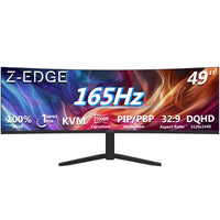 Z-EDGE UG49W شاشة منحنية 49" DQHD (32:9) IPS بمعدل 144Hz لـGaming