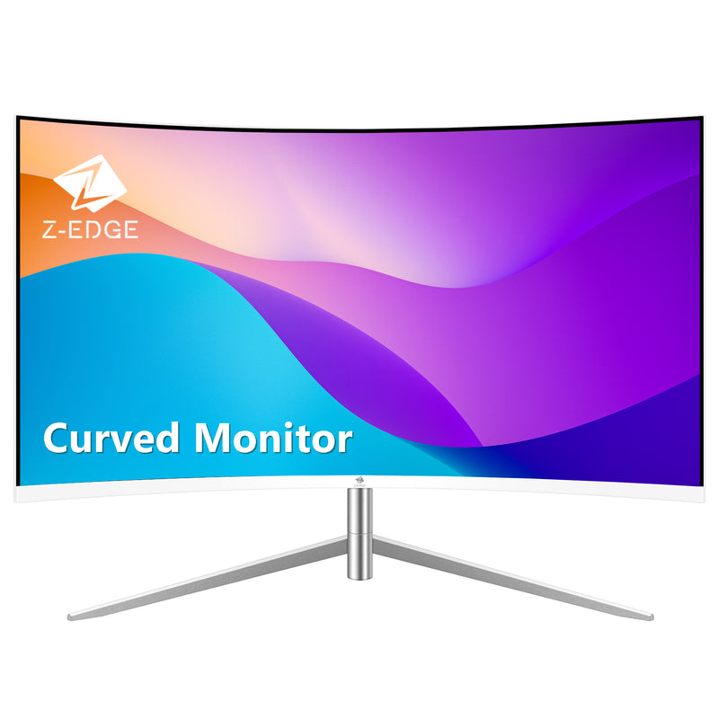 U24C 24" R2800 Curved Monitor FHD 75Hz 5ms Frameless Design