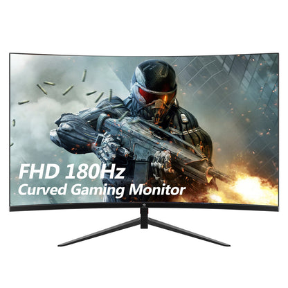 Überholt: Z-Edge 24-Zoll 1650R gebogener Gaming-Monitor 180 Hz (DP) 144 Hz (HDMI) 1 ms Full HD 1080P HDMI- und DP-Anschlussunterstützung VESA-Wandmontage 