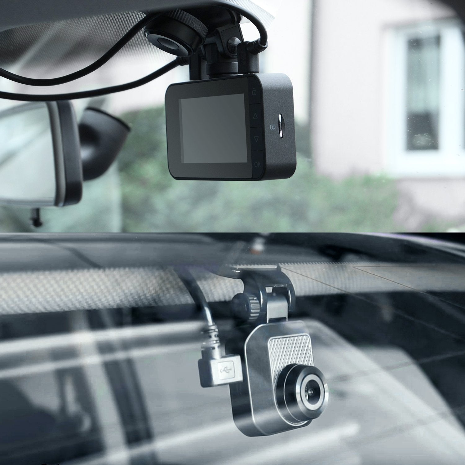 ZEDGE R1 Dual Dash Cam Full HD 1920x1080 Builtin WiFi
