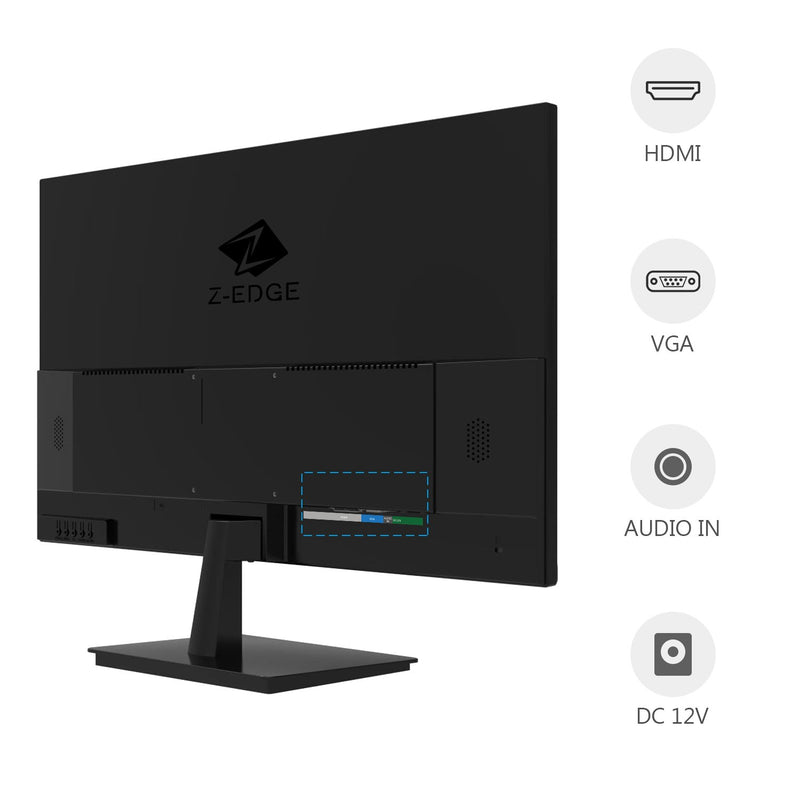 U22I 22" IPS Monitor FHD 75Hz 5ms Frameless Design Eye-Care Tech Monitor IPS Monitor 