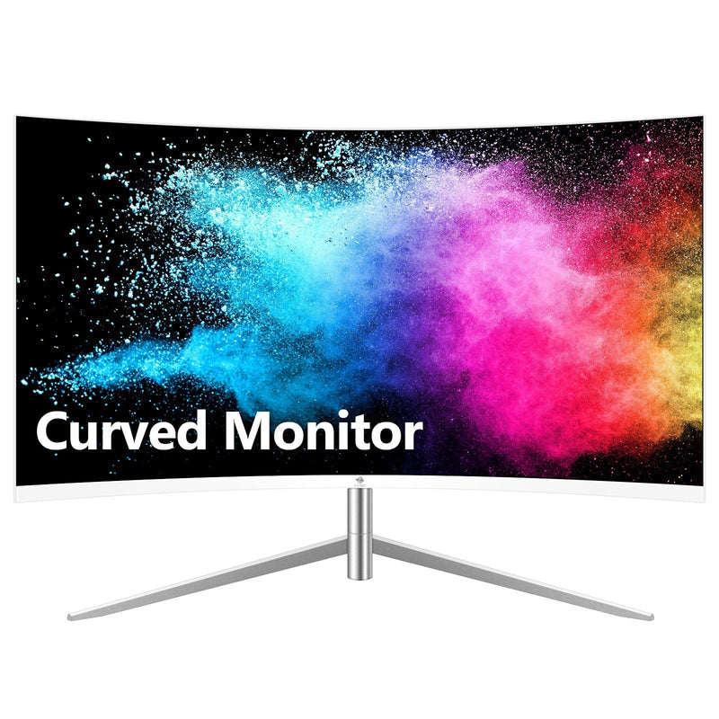 U24C 24" R2800 Curved Monitor FHD 75Hz 5ms Frameless Design Monitor Curved Monitor 