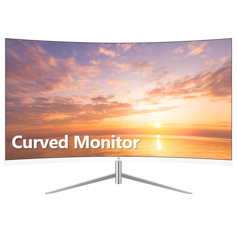 U27C 27" R1800 Curved Monitor FHD 75Hz 5ms Frameless Design Monitor Curved Monitor 