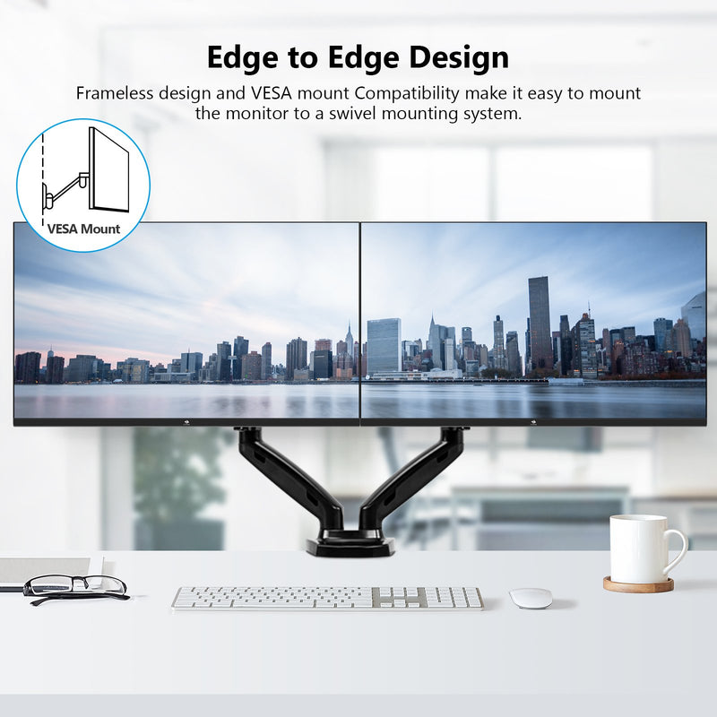 U27I 27" IPS Monitor FHD 75Hz 5ms Frameless Design Eye-Care Tech Monitor IPS Monitor 