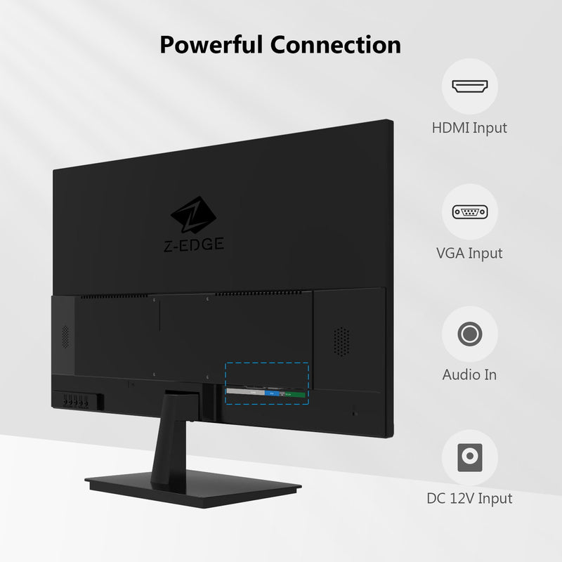 U27I 27" IPS Monitor FHD 75Hz 5ms Frameless Design Eye-Care Tech Monitor IPS Monitor 