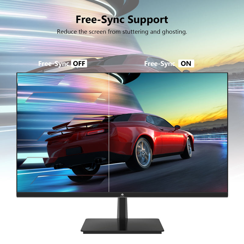U27I 27" IPS Monitor FHD 75Hz 5ms Frameless Design Eye-Care Tech Monitor IPS Monitor 