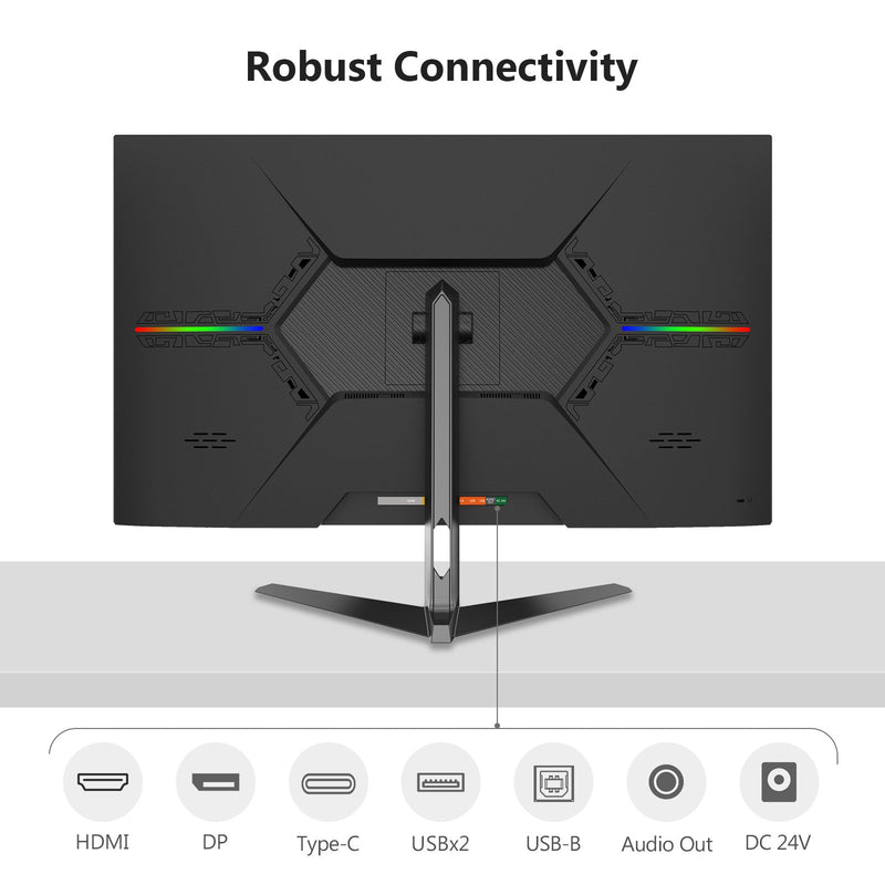 U32I4K 32" 4K IPS Monitor UHD 60Hz 8ms USB-C PD65W HDMI DP Port Eye-Care Tech HDR10 Z-EDGE 