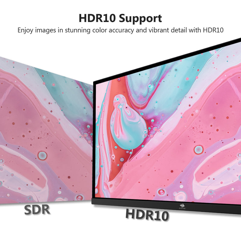 U32I4K 32" 4K IPS Monitor UHD 60Hz 8ms USB-C PD65W HDMI DP Port Eye-Care Tech HDR10 Z-EDGE 