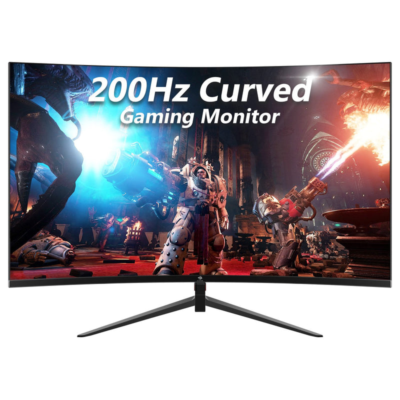UG27 27" 1500R Curved Gaming Monitor 200Hz 1ms Full HD 1080P Support Wall Mount Monitor Curved Gaming Monitor 