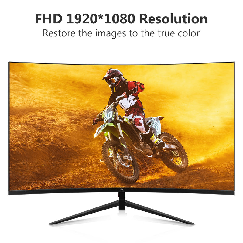 UG27 27" R1500 Curved Gaming Monitor 200Hz 1ms Full HD 1080P Support Wall Mount Monitor Curved Gaming Monitor 