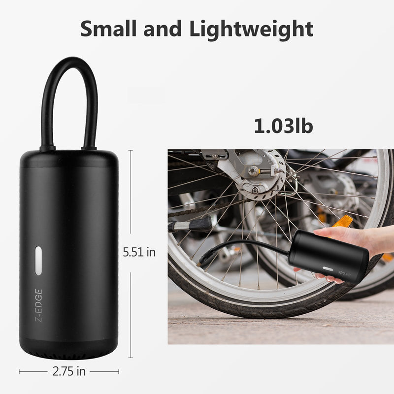 ZAI01 Portable Air Inflator, Air Compressor Inflater, with Digital Pressure Gauge Other Product Air Inflator 